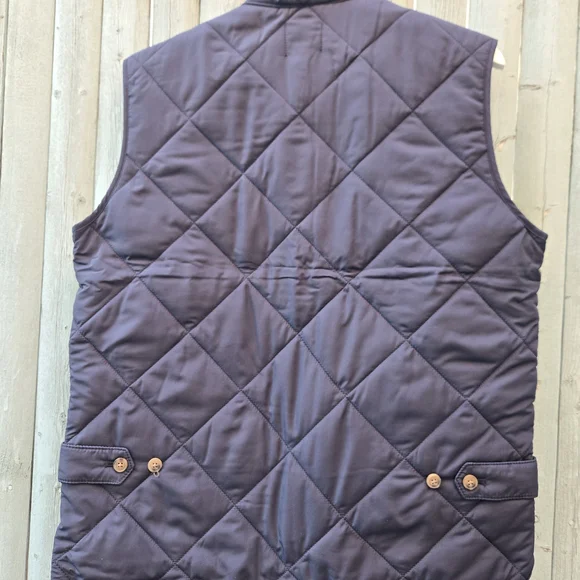J.Crew Authentic Outerwear Quilted Vest – Men’s Small, Navy, - Picture 8 of 12